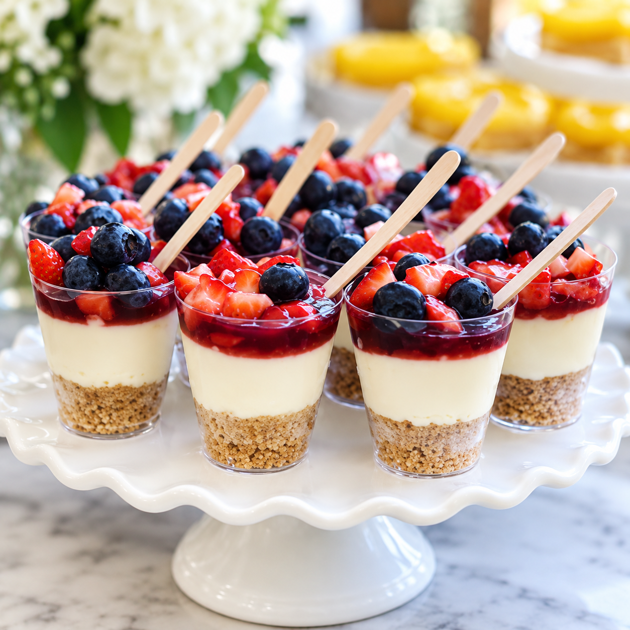 Whimsical dessert display